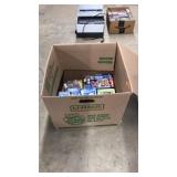 BOX OF ASST. VHS AND DVDS