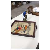 PARROTT TRAY WITH PARROT