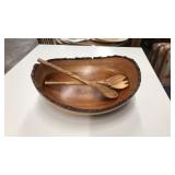 LIVE EDGE SALAD BOWL WILD CHERRY BY RON BROWN