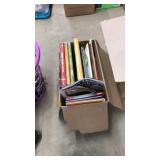 BOX OF COOKBOOKS