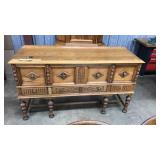 JACOBEAN STYLE OAK SERVER