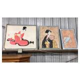 3 PC BATIK STYLE JAPANESE ART