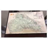 ANNE ARUNDLE CO MAP ON BOARD