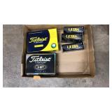FLAT OF TITLEIST GOLF BALLS & ULTRA GOLF BALLS