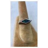 STERLING & TURQUOISE RING