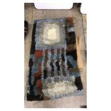 WOOL HAND TIED TAPESTRY