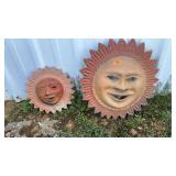 2 SUN HANGING OUTDOOR DECOR