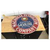 MAGNOLIA PETROLEUM CO..ROUND SIGN DBL SIDEDED.
