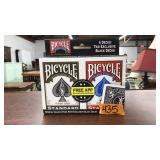 BICYCLE PLAYING CARDS (4 PACKS)