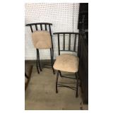 PAIR OF FOLDING CHAIRS