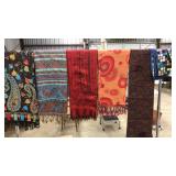 FLAT OF ASST. SILK SCARVES