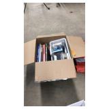 BOX OF BOOKS AND CASSETTES