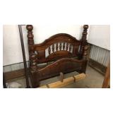 CANON BALL BED FRAME, PINE