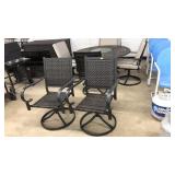 ALLLUMINUM PATIO SET WITH 6 CHAIRS