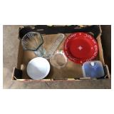 FLAT OF ASST. GLASSWARE