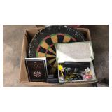 DART BOARD WITH DARTS