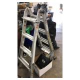 GORILLA LADDER WITH ACCESSORIES