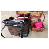 ASST LADIES BAGS AND EMBROIDERY HOOPS