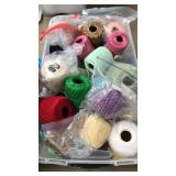 BOX OF ASST. YARN