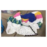 HANDMADE PARTIAL COMPLETE CROCHET BLANKET