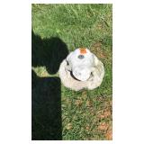 CONCRETE FROG STATUE