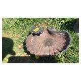 CAST IRON SMALL BIRD BATH
