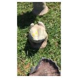 CONCRETE FROG STATUE