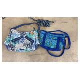2 VERA BRADLEY HAND BAGS & WALLET