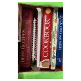 BOX OF COOKBOOKS