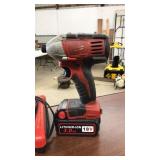 MILWAUKEE IMPACT DRILL, CHAGER, BATTERIES