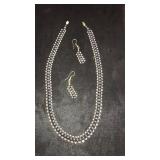 JEWELRY SET, NECKLACE & EARRINGS
