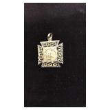 14K YG ROMAN STYLE PENDANT