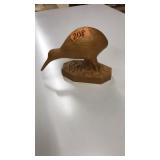 NEW ZEILAND KIWI HAND CARVED FIGRURINE