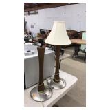 PAIR OF MODERN LAMPS