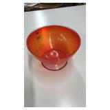 ART GLASS CORRADETTI FOOTED BOWL