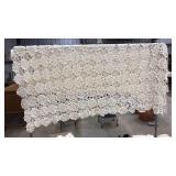 HAND CROCHETED TABLE CLOTH