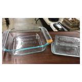 PYREX DISH & BUTTER DISH