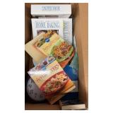 BOX OF COOKBOOKS