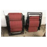 2 FOLDING LOUNGE CHAIRS