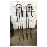 2 IRON HOSE RACKS