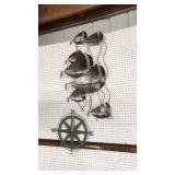 METAL WALL ART: COMPASS & SHIPS
