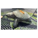 SMALL CONCRETE TURTLE STATUE