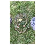 METAL FROG OUTDOOR DECOR