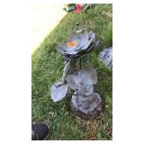 LILLY PAD AND FROG STATUE