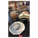 ASST POTTERY & HURRICANE SHADES