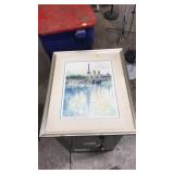 FRAMED/SIGNED PRINT: PARIS EIFFEL TOWER