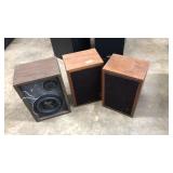 3 SMALL SPEAKERS