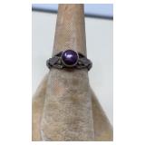 STERLING & SEMI PRECIOUS STONE RING