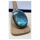 STERLING & LABRADORITE PENDANT