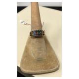 14K YELLOW GOLD & SEMI PRECIOUS STONE RING